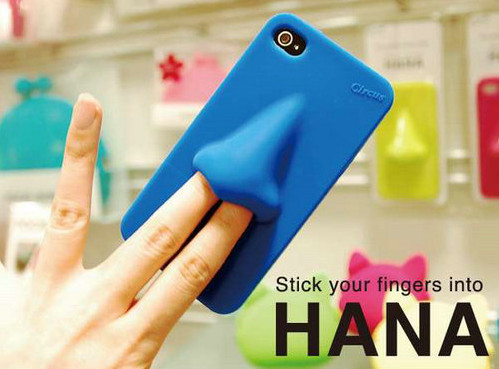 iPhone个性手机壳：Hana（鼻孔哥）